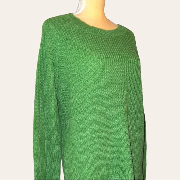 Misslook awesome pretty green cotton/acrylic blend warm winter sweater! - Picture 9 of 11